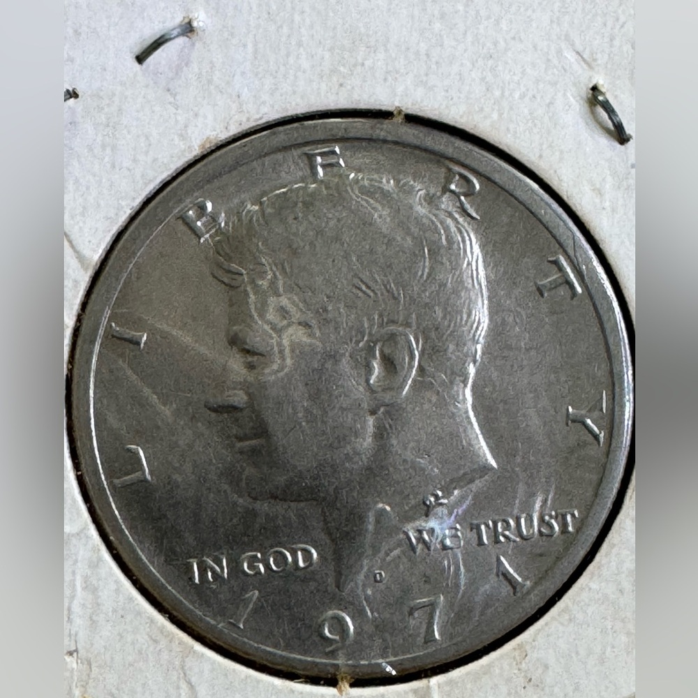 1971 Kennedy Half Dollar Collector Coin - Silver Tone